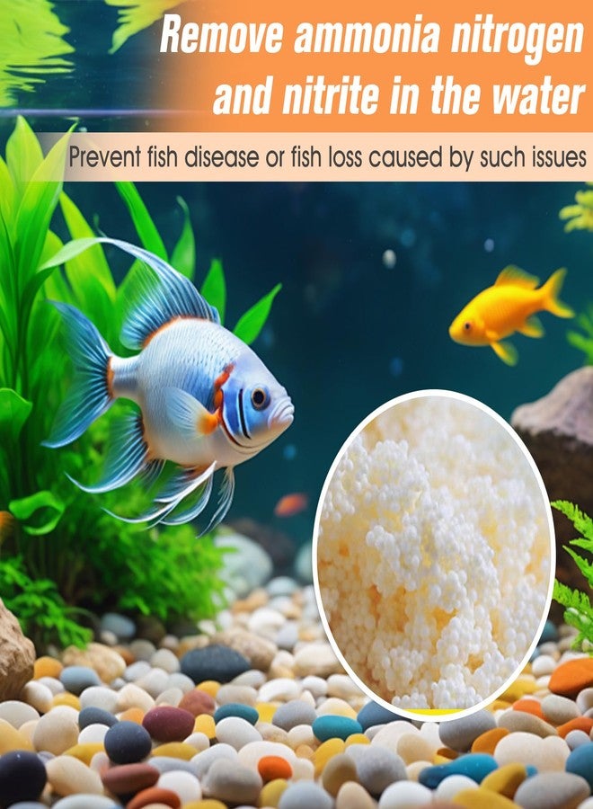 WDEFUN Aquarium Filter Media, 300 ml 2 Packs with Free Mesh Bag Organic Filtration Resin, Remove Driftwood Tannins Suitable for Freshwater and Saltwater Fish Tank - Image 4